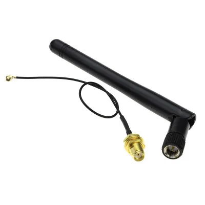 5DBI RUBBER DUCK (SMA M )ANTENNA AND SMA F TO UFL CABLE